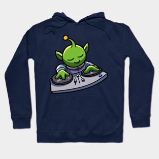 DJ Alien Green Hoodie